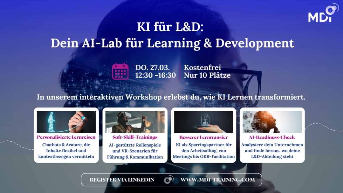 KI für L&D - Dein AI-Lab für Learning & Development